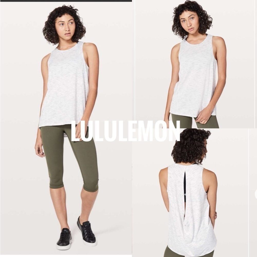 Lululemon women’s Low Key Tank *Silver size 6